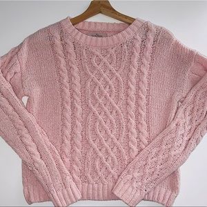 Love Tree Light Pink Knit Sweater